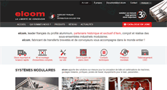 Desktop Screenshot of elcom.fr